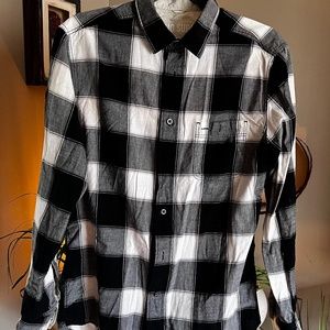 Mossimo Supply Company Cotton Plaid Button-Up
